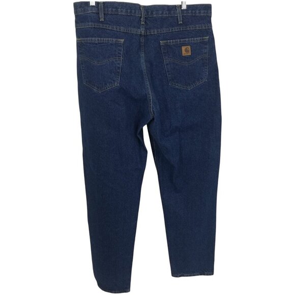 Carhartt Mens Relaxed Fit Tapered Leg Jeans Size 40 x 32 Denim Pants Medium Wash - Picture 6 of 10